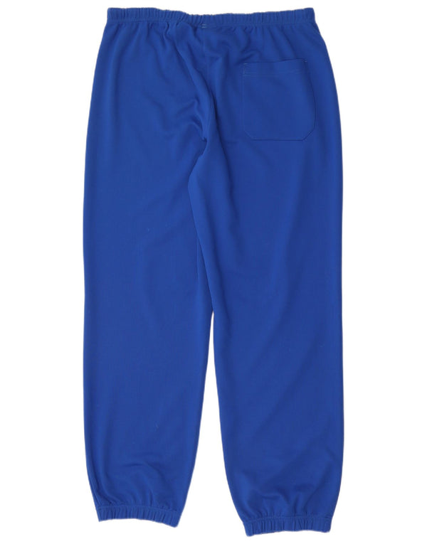 Calça de treino masculina Diadora Joggers grande poliéster azul