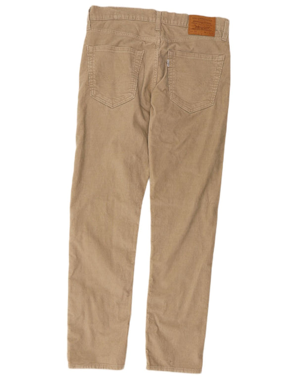 Calça masculina Levi's 502 Tapered Corduroy W32 L32 Algodão Bege