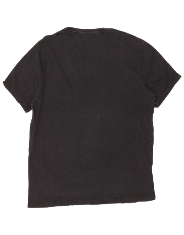 Camiseta gráfica masculina CONVERSE Top médio algodão azul marinho