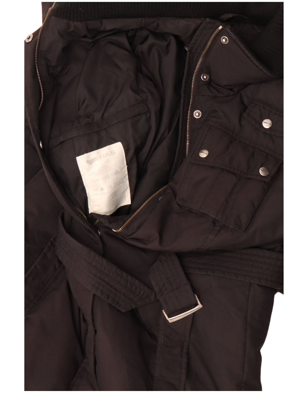 Casaco acolchoado feminino Gas IT 44 poliéster preto médio