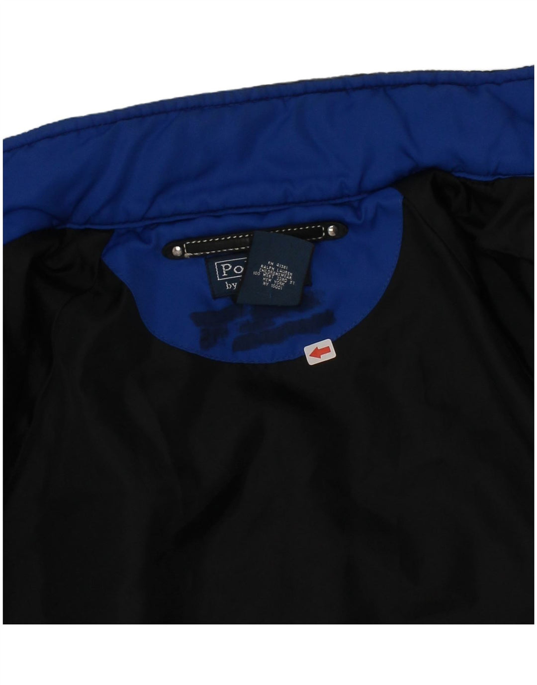 Polo Ralph Lauren Jaqueta masculina gráfica Harrington 7-8 anos pequena azul marinho