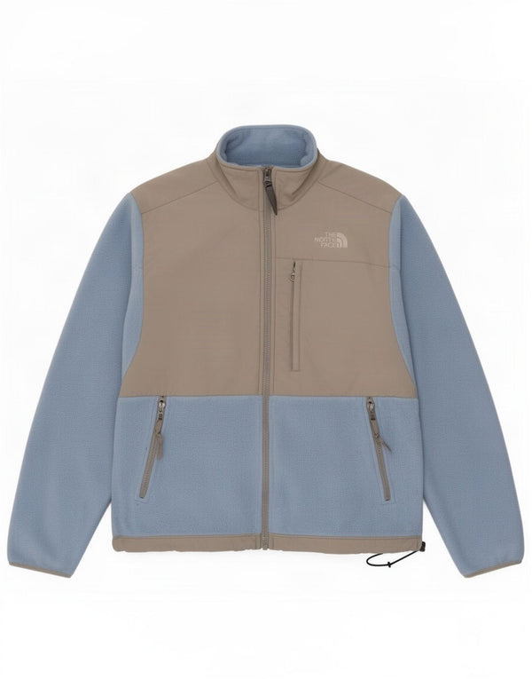 Jaqueta de lã oversized feminina The North Face Reino Unido 10 pequeno bloco colorido azul