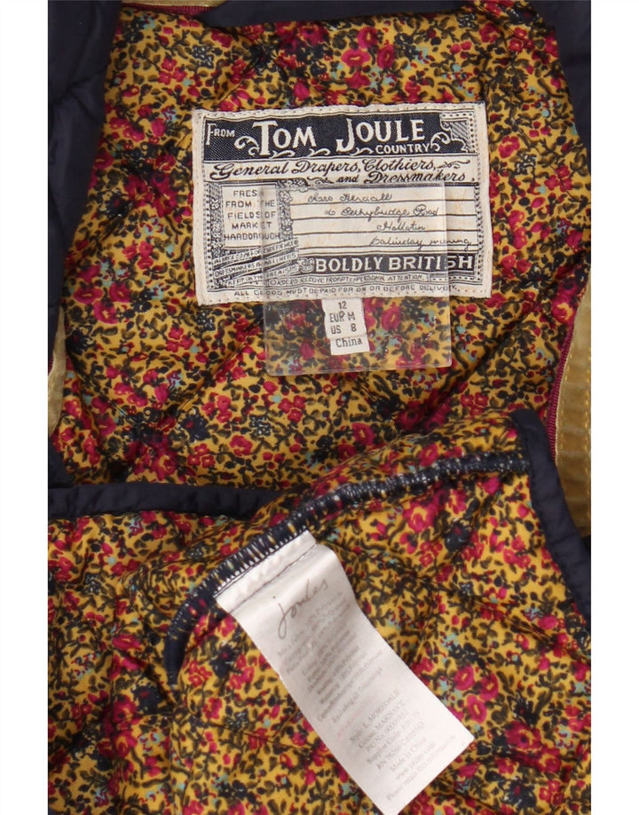 Jaqueta acolchoada feminina Tom Joule UK 12 médio azul marinho poliamida