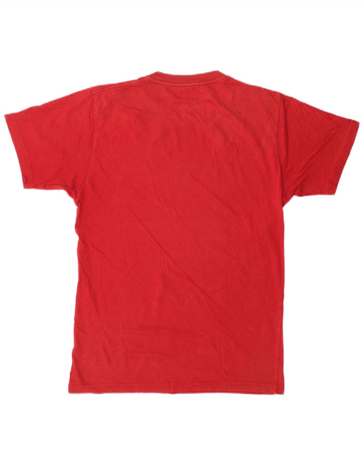 Camiseta Vans Masculina Classic Fit Top Pequeno Algodão Vermelho