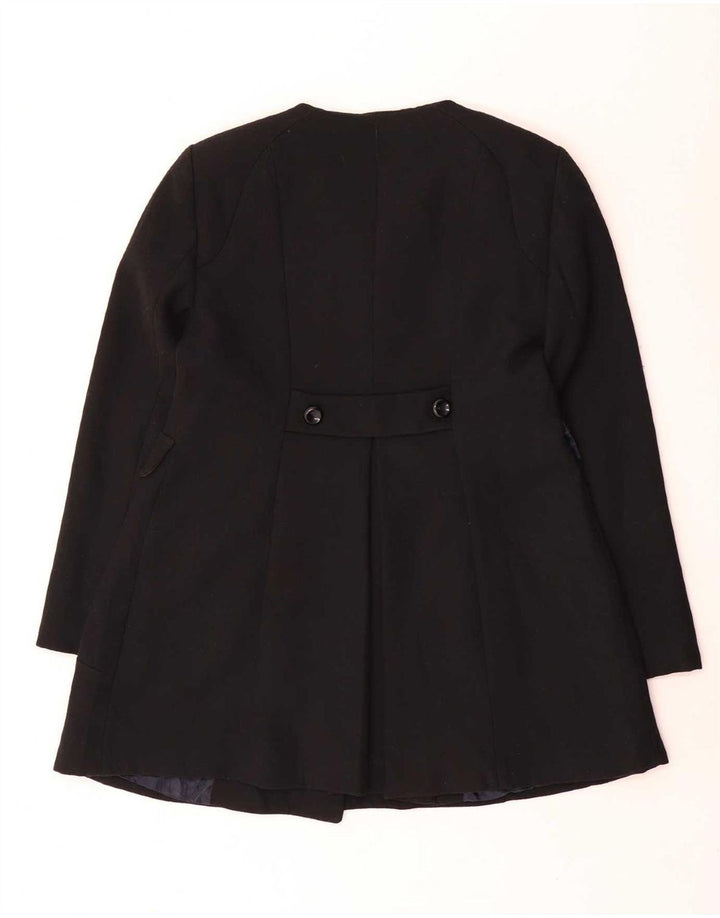 Casaco feminino Zara com peito duplo UK 18 XL preto