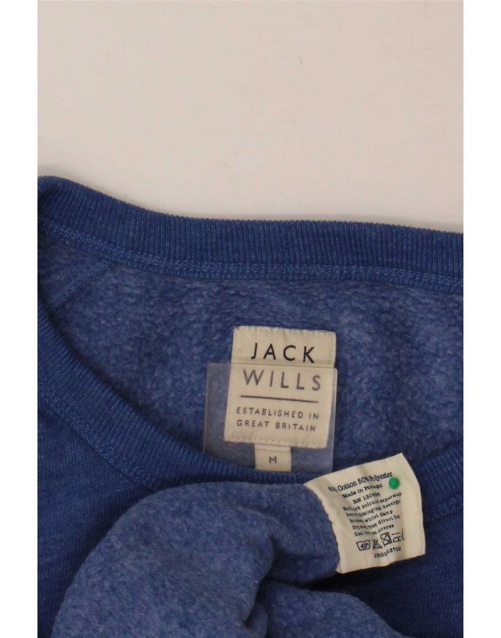 Jack Wills moletom masculino jumper algodão azul médio