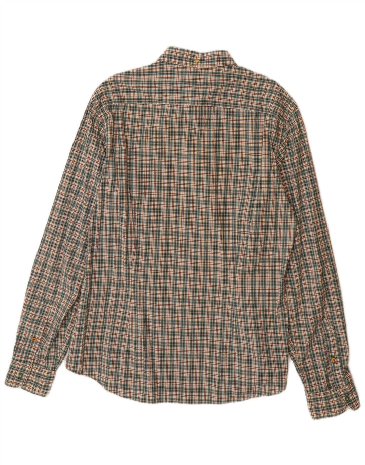 Camisa masculina GAS XL algodão xadrez multicolorido