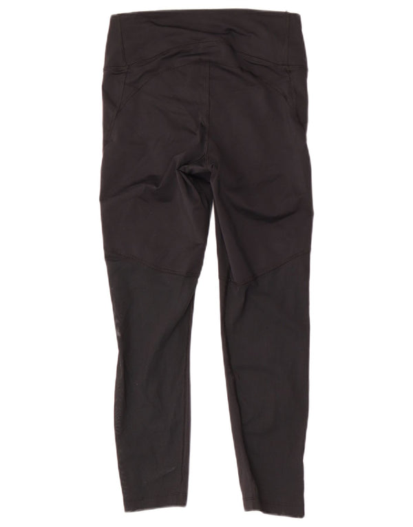 Leggings Nike Dri Fit Crop Feminino UK 8 Pequeno Poliéster Preto