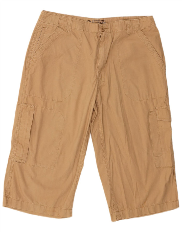 Bermuda masculina Marks & Spencer Blue Harbor Cargo W34 grande bege