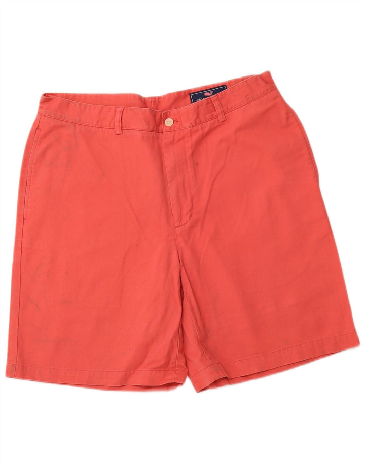 Shorts Chino feminino VINEYARD VINES W35 grande algodão rosa