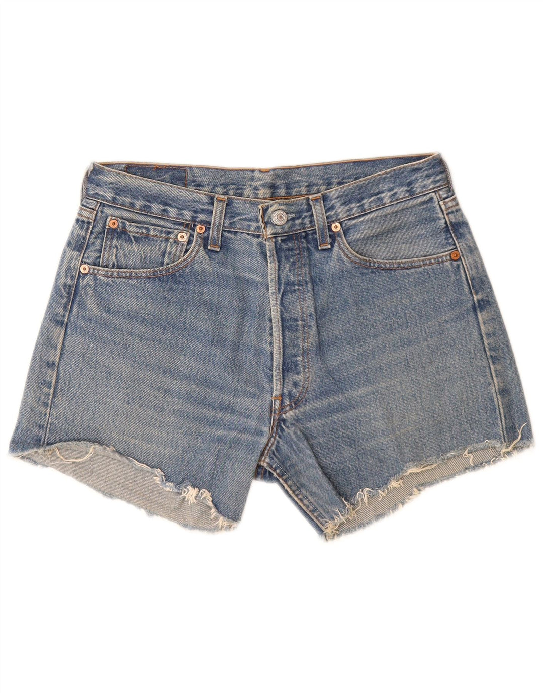 Shorts jeans feminino Levi's 501 W32 grande azul