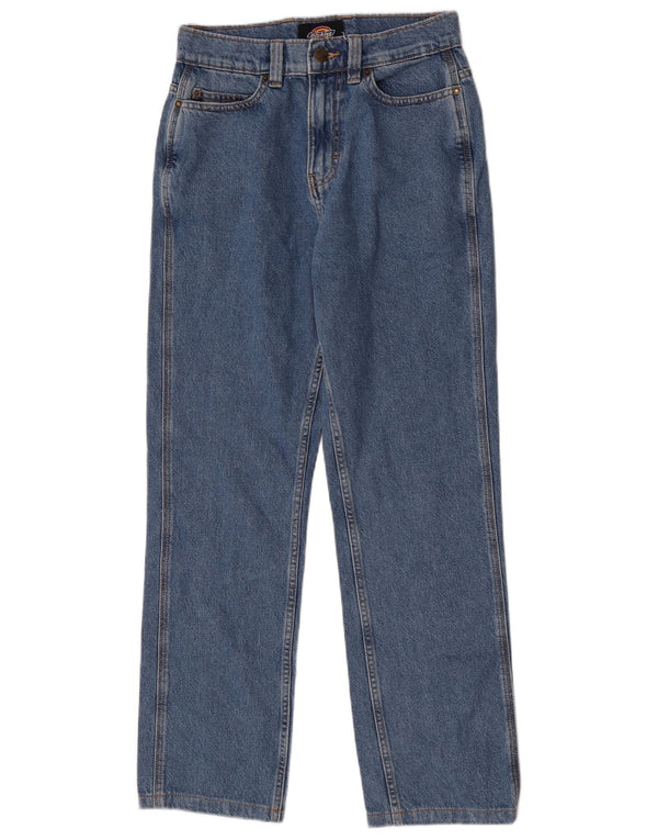 Calça jeans reta feminina Dickies W27 L28 azul