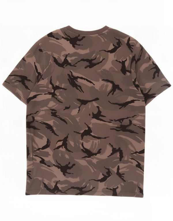 Adidas Mens Graphic T-Shirt Top XL Cinza Camuflagem Algodão
