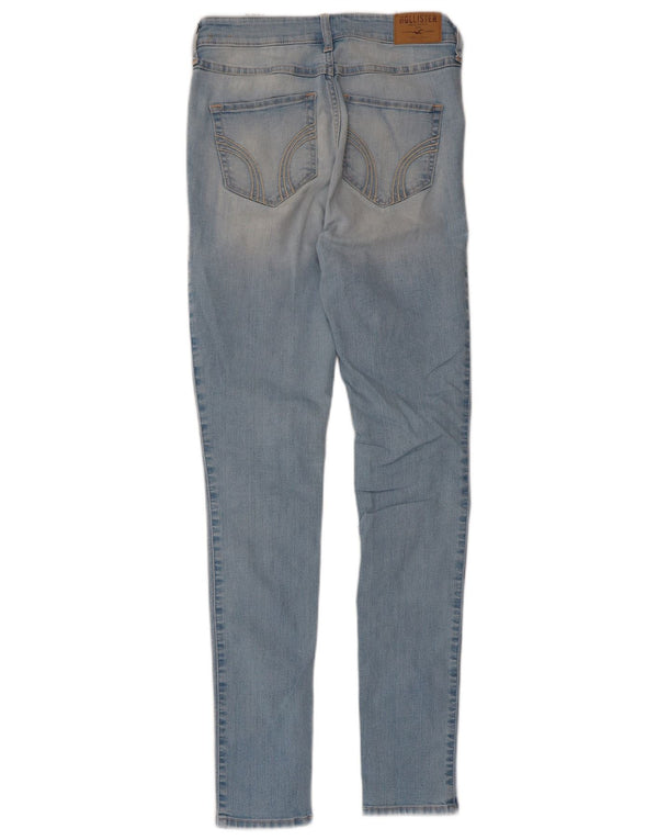 Calça jeans skinny feminina Hollister US 3 XS W26 L31 azul algodão