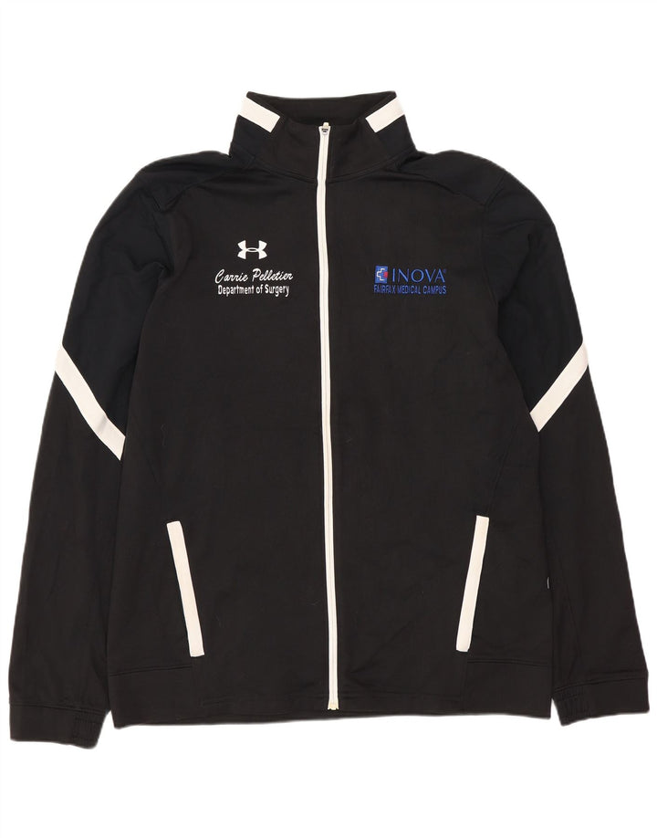 Under Armour Mens Graphic Tracksuit Top Jacket Médio Preto Poliéster