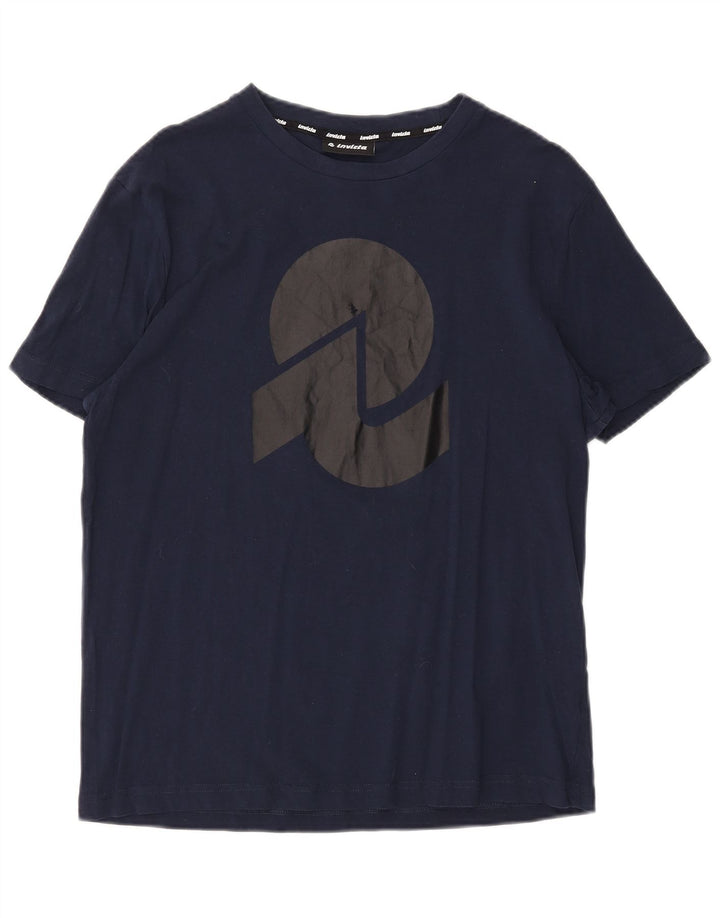 Camiseta masculina gráfica Invicta Top grande algodão azul marinho