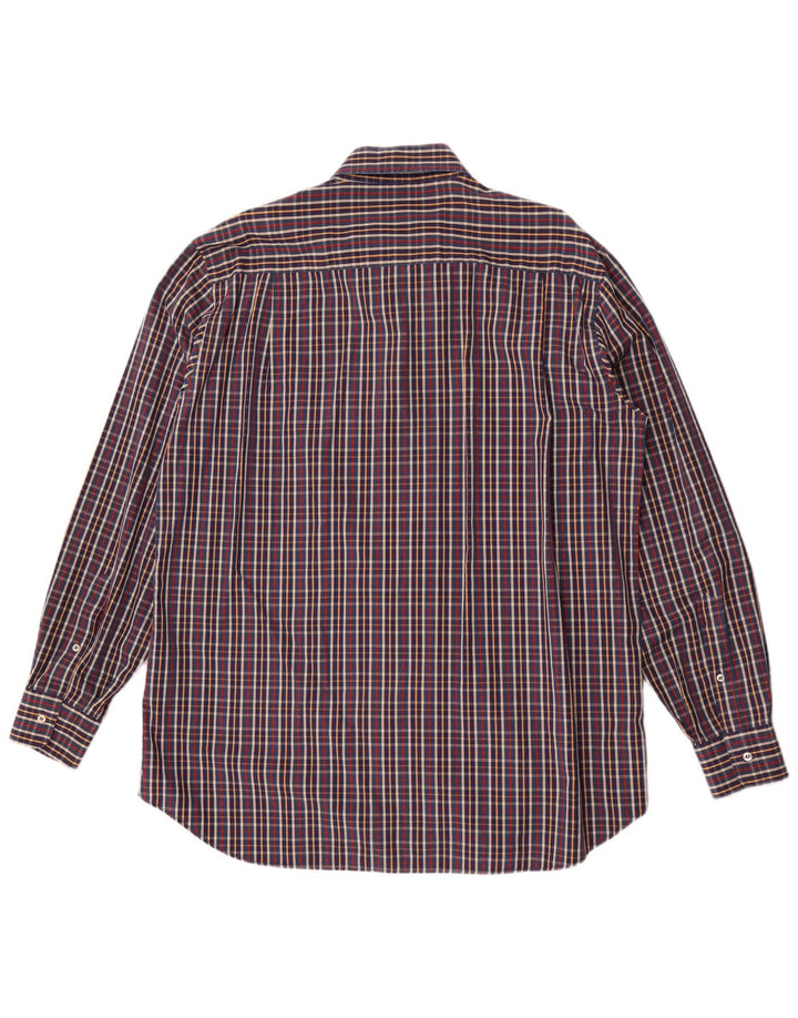 Camisa masculina Paul & Shark tamanho 42 grande xadrez multicolorida
