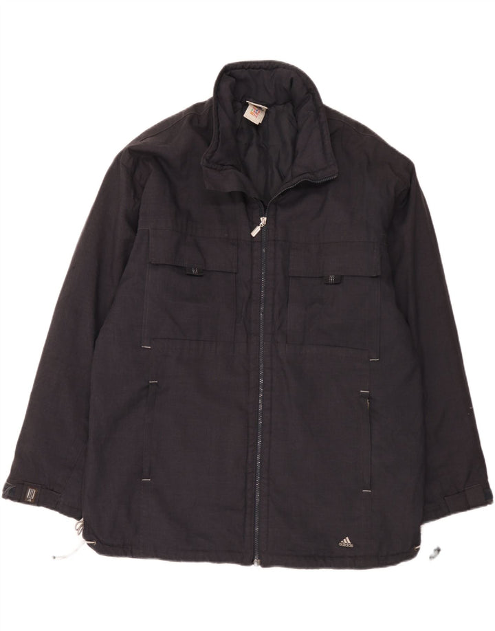 Adidas Mens Utility Jacket UK 44/46 Grande Poliéster Preto
