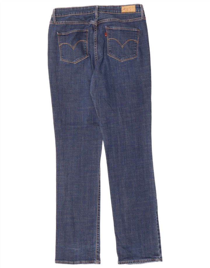 Calça jeans feminina LEVI'S Demi Curve Mid Rise Straight US 14 XL W32 L32 Azul