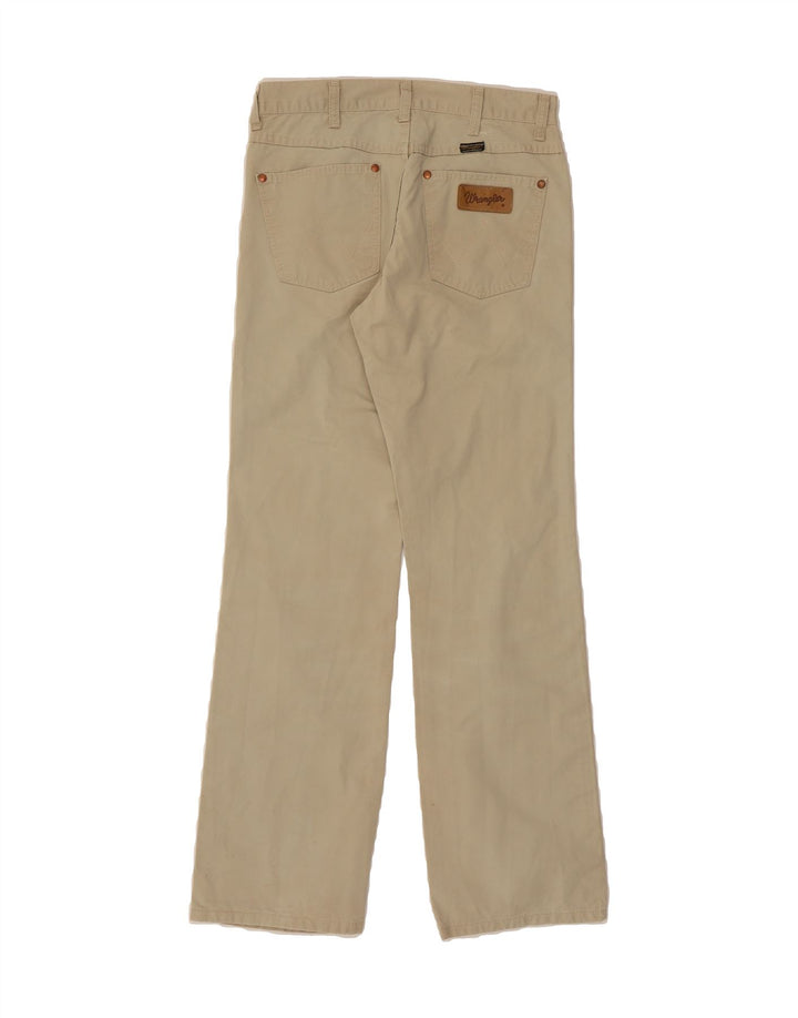 WRANGLER Mens Straight Casual Trousers W30 L32 Beige Cotton Vintage Wrangler and Second-Hand Wrangler from Messina Hembry 