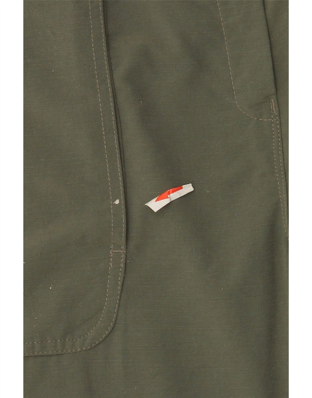Calça chino feminina ROHAN reta média W28 L33 poliamida verde