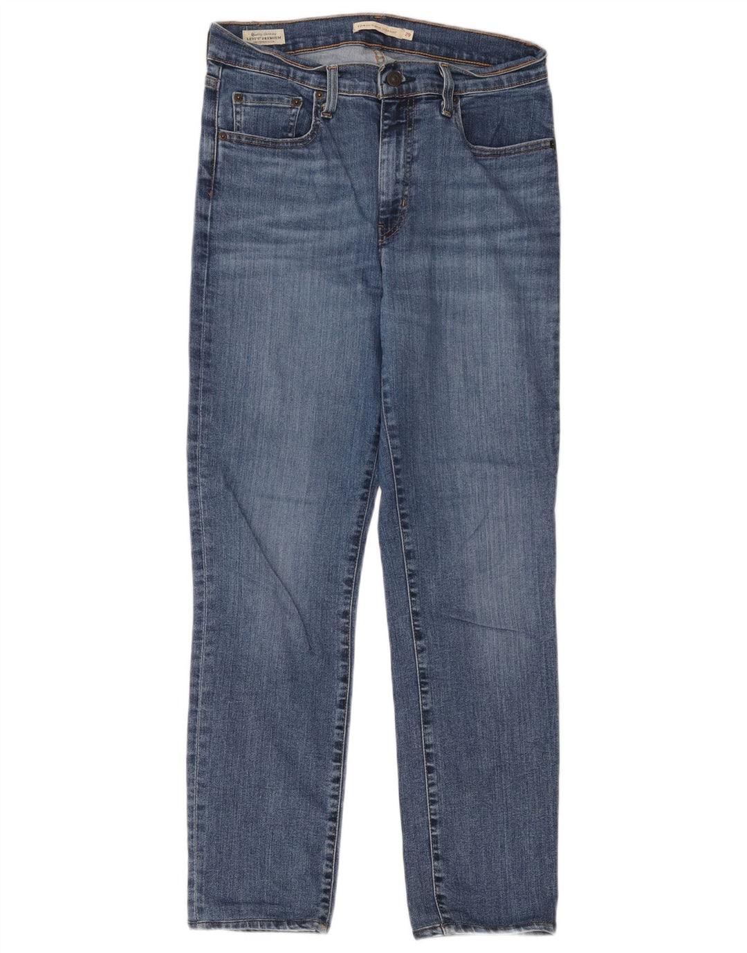 Calça Jeans Levis Feminina 724 High Rise Straight W29 L28 Azul