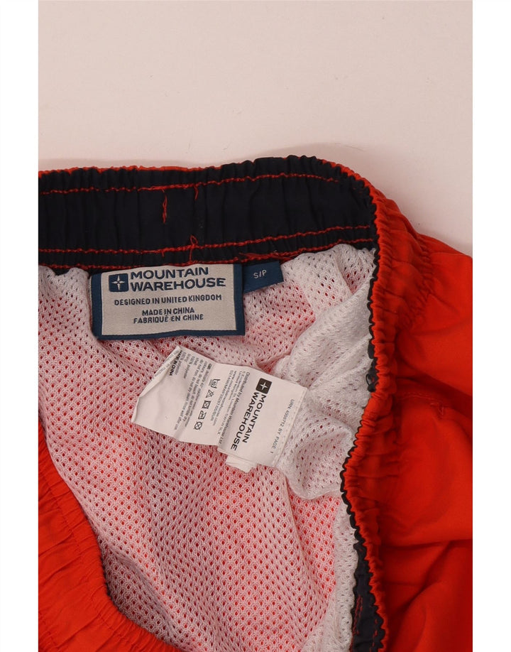 Shorts de natação masculino do armazém da montanha poliéster alaranjado pequeno