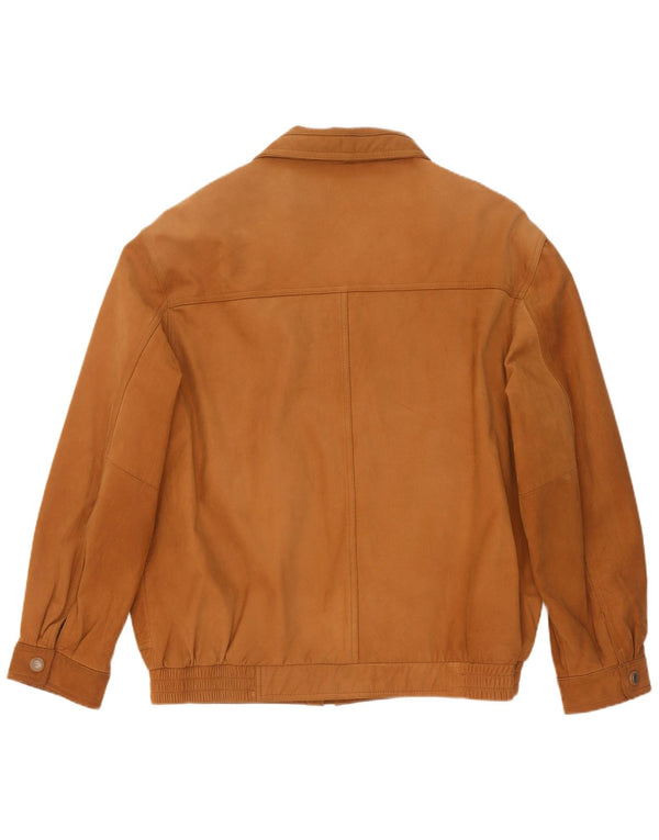 Jaqueta bomber masculina de camurça WESTBURY IT 54 2XL couro bege