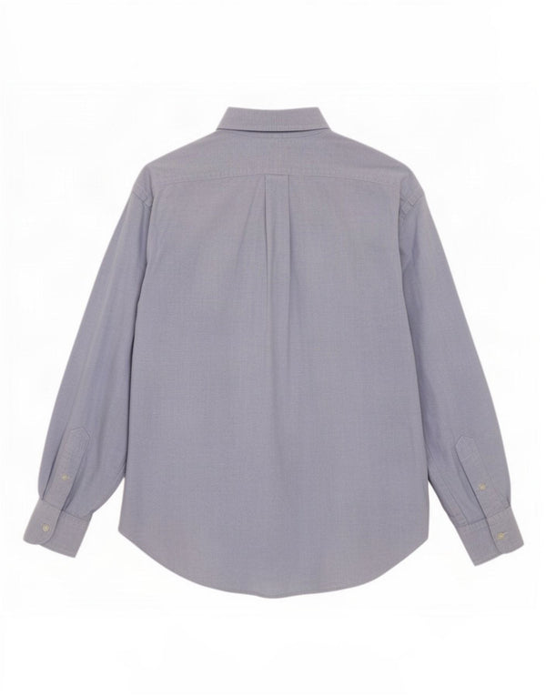 Camisa feminina Ralph Lauren US 10 grande algodão azul