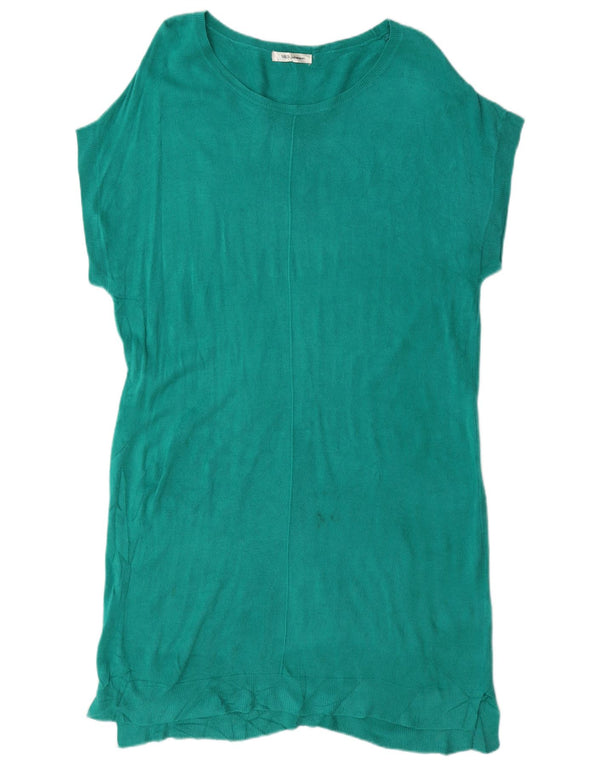 Vestido feminino Marks & Spencer UK 24 4XL verde poliéster