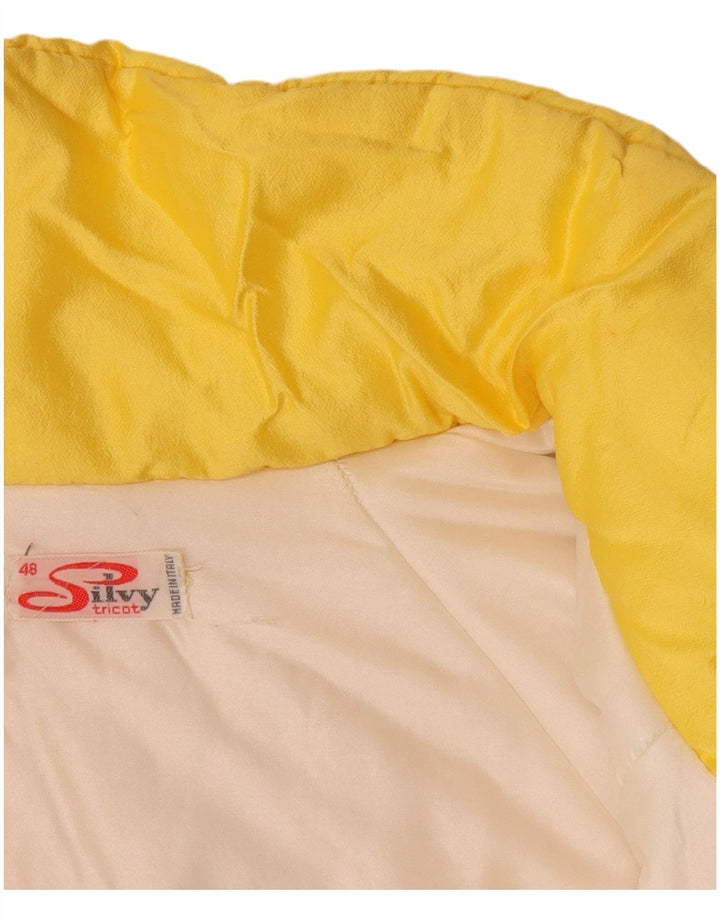 Jaqueta de esqui feminina Silvy Graphic Oversized IT 48 XL poliéster amarelo