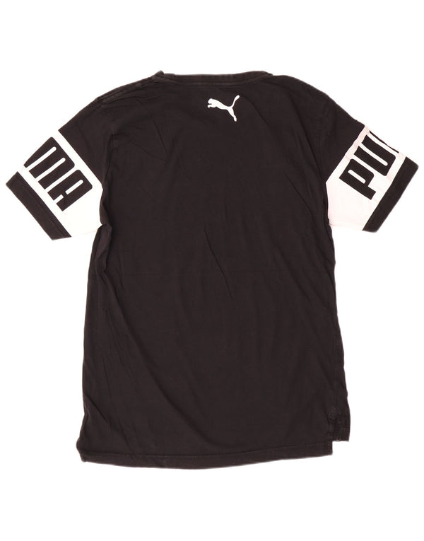 Camiseta Puma Masculina Graphic Top Médio Preto