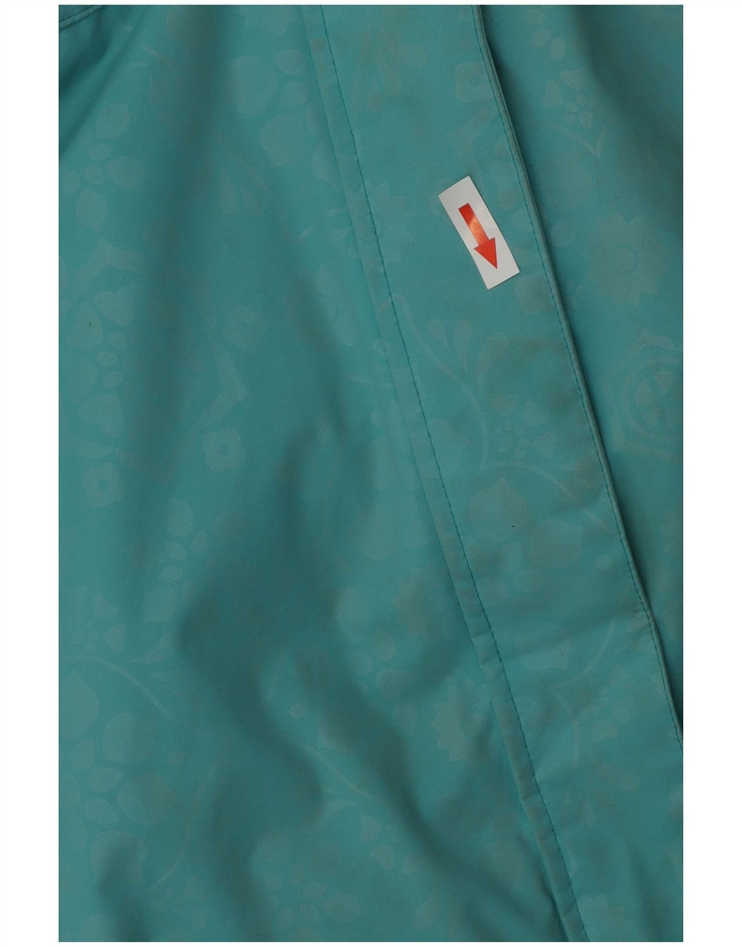 Jaqueta corta-vento com capuz feminino Animal UK 12 nylon turquesa médio