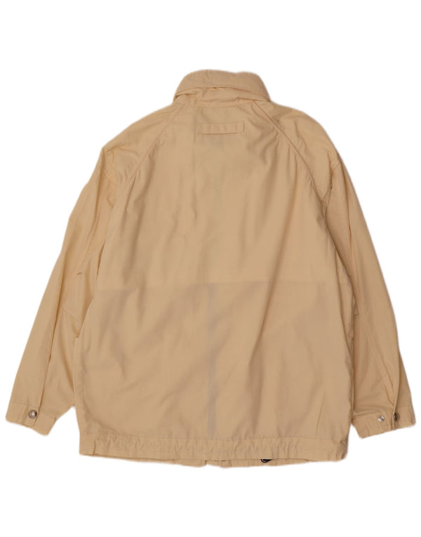 Jaqueta utilitária masculina vintage UK 40 grande bege