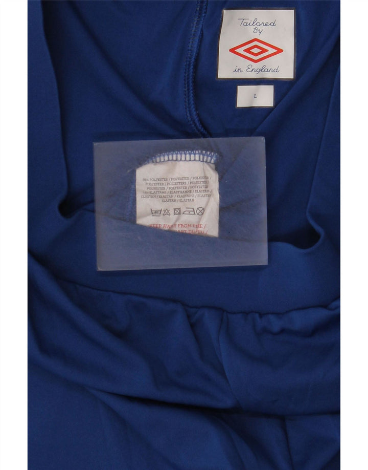 Umbro Mens Sport Shorts Grande Poliéster Azul