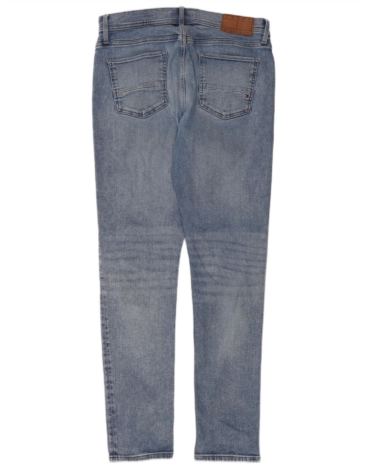Tommy Hilfiger Masculino Thavar Slim Jeans W34 L34 Azul Algodão