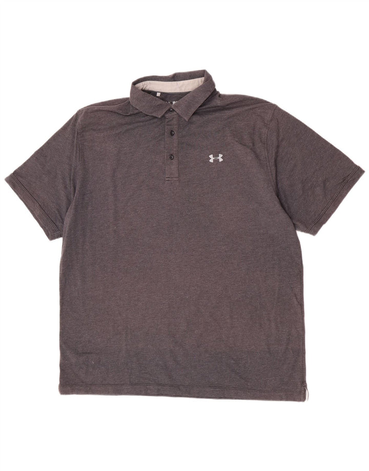 Camisa polo masculina Under Armour Heat Gear 2XL cinza