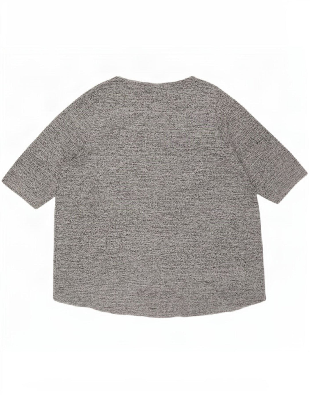 Marks & Spencer Top gráfico feminino Autograph manga 3/4 Reino Unido 26 5XL cinza
