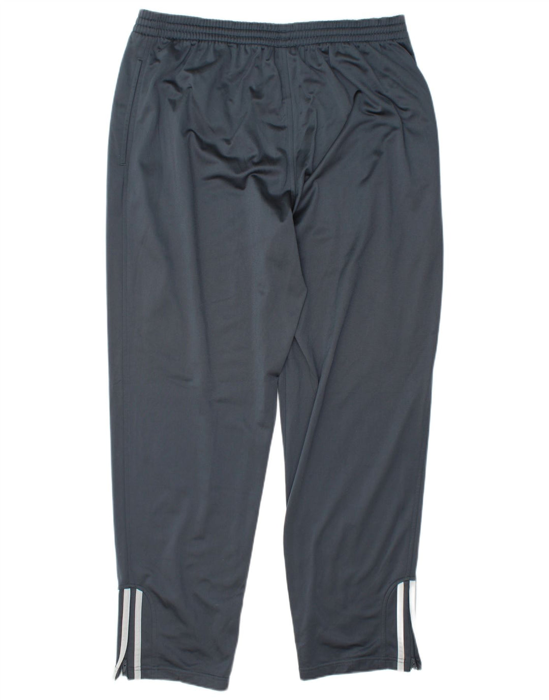 Calças de treino masculinas ADIDAS UK 46/48 XL cinza poliéster