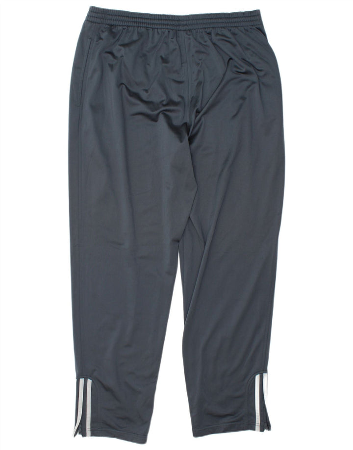 Calças de treino masculinas ADIDAS UK 46/48 XL cinza poliéster