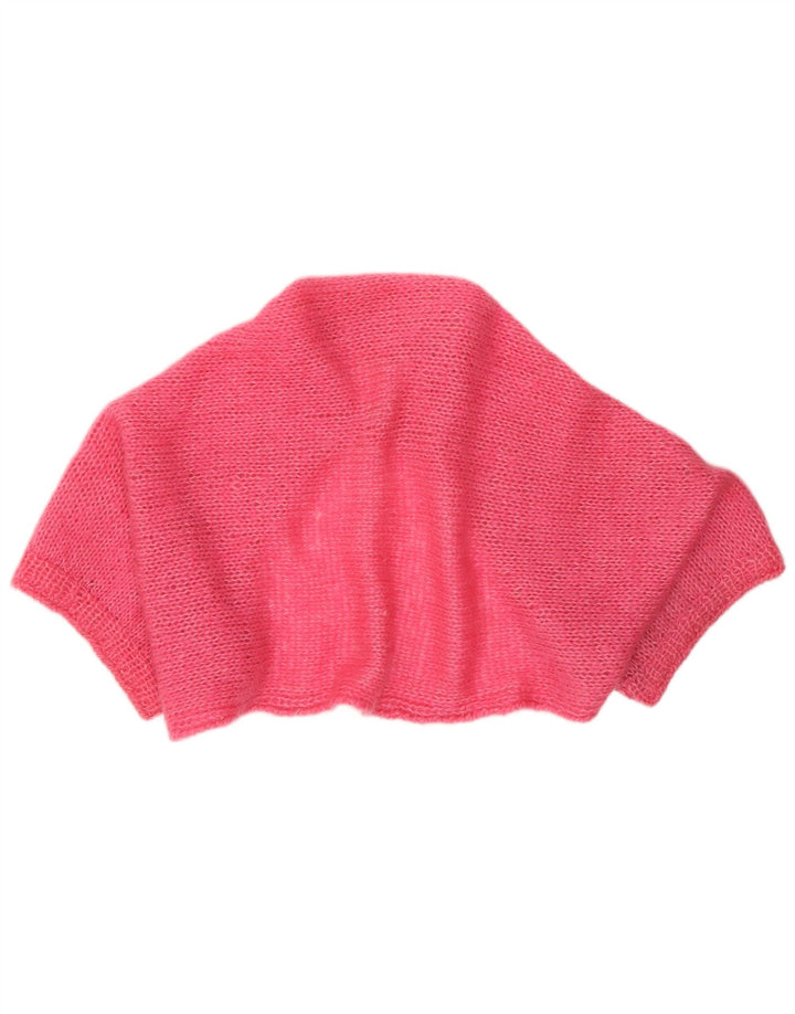 Bolero feminino vintage tamanho único rosa