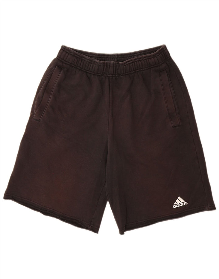 Adidas Mens Sport Shorts Pequeno Algodão Preto