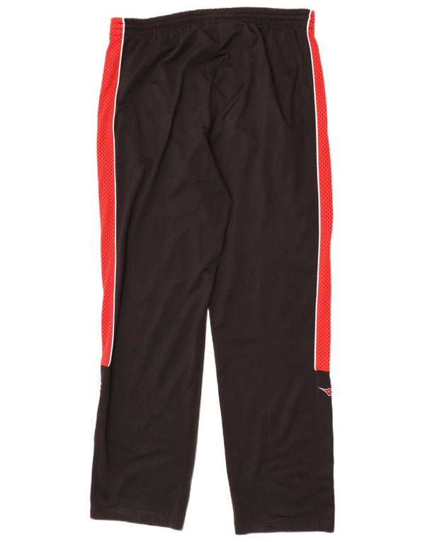 Calça de treino masculina Diadora UK 44 XL preto Colourblock poliéster