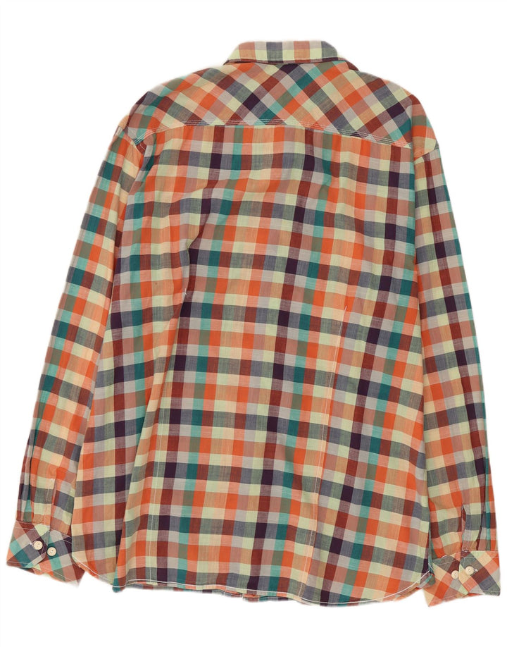 Camisa masculina Scotch & Soda 2XL algodão xadrez multicolorido