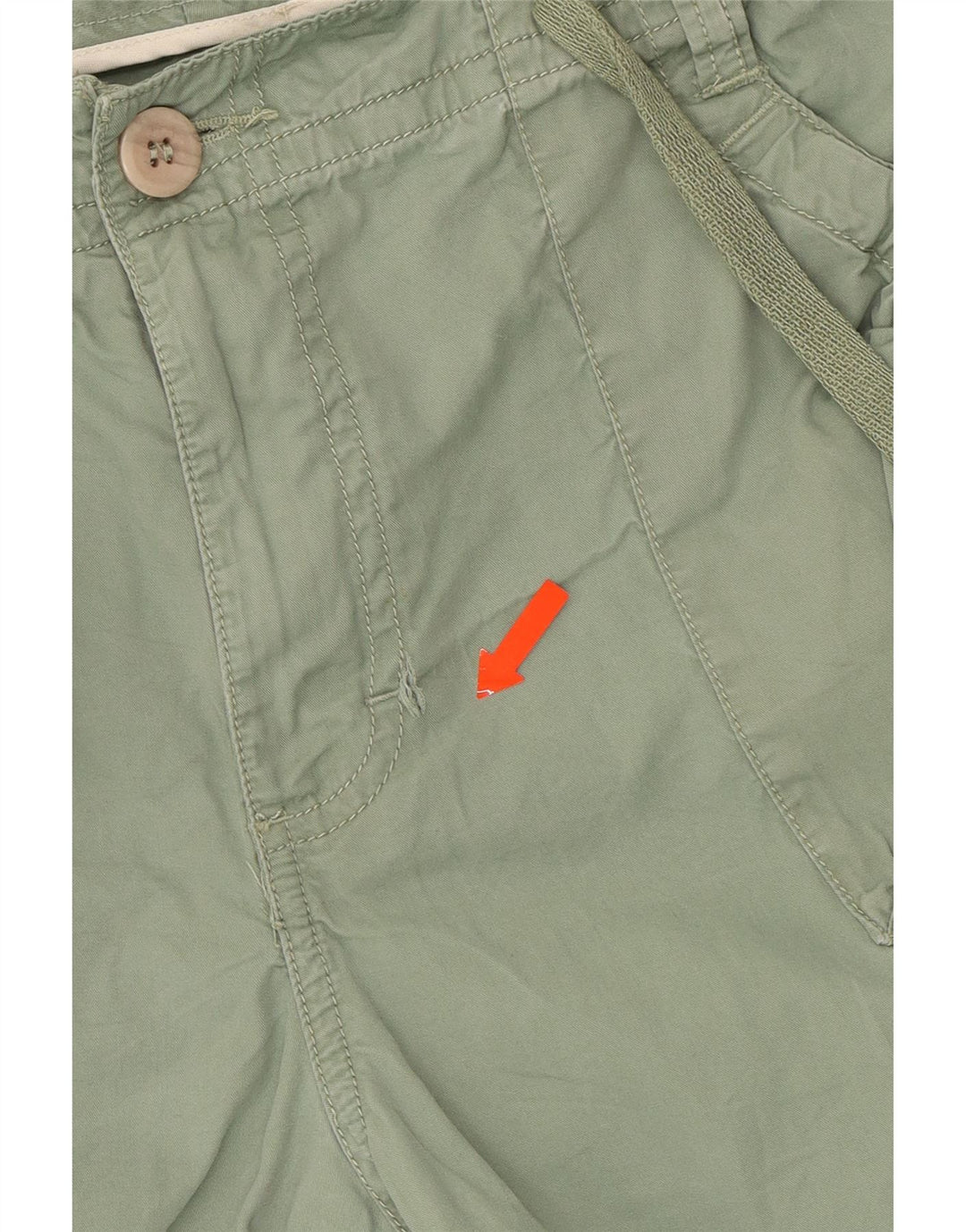 DOCKERS Womens Bermuda Cargo Shorts US 16 2XL W38 Green Cotton Vintage Dockers and Second-Hand Dockers from Messina Hembry 