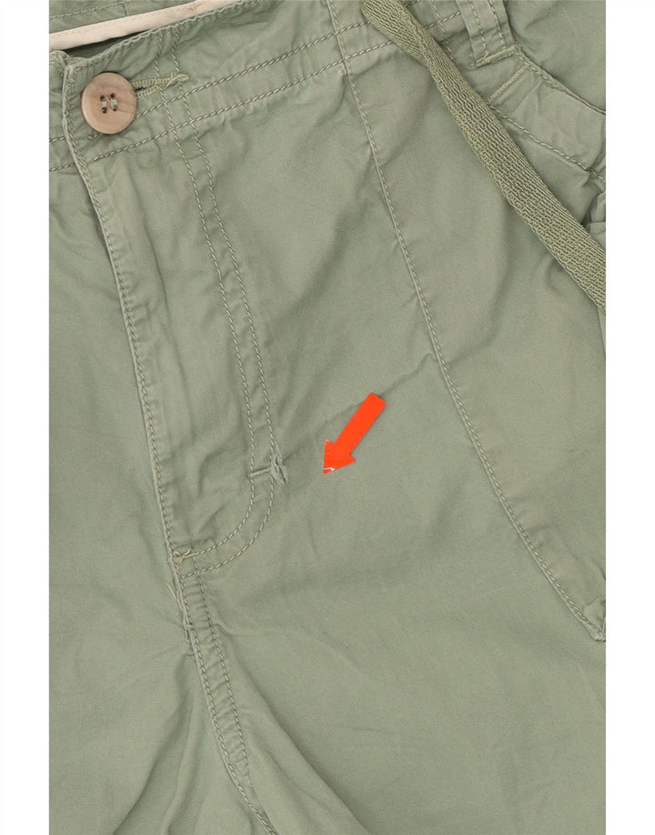 DOCKERS Womens Bermuda Cargo Shorts US 16 2XL W38 Green Cotton Vintage Dockers and Second-Hand Dockers from Messina Hembry 