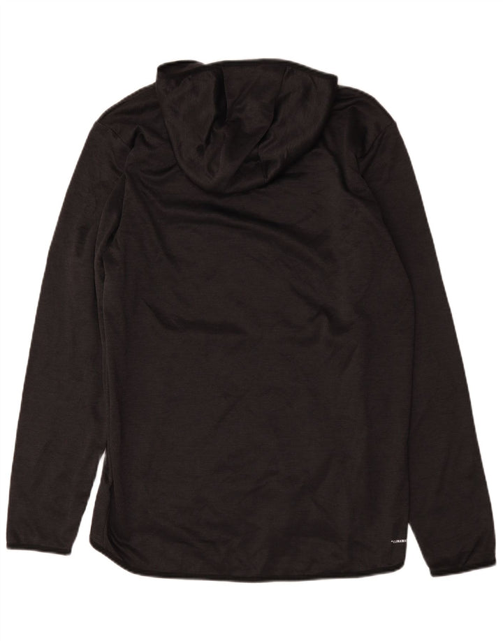 Adidas Mens Climawarm Graphic Hoodie Jumper Médio Preto Poliéster