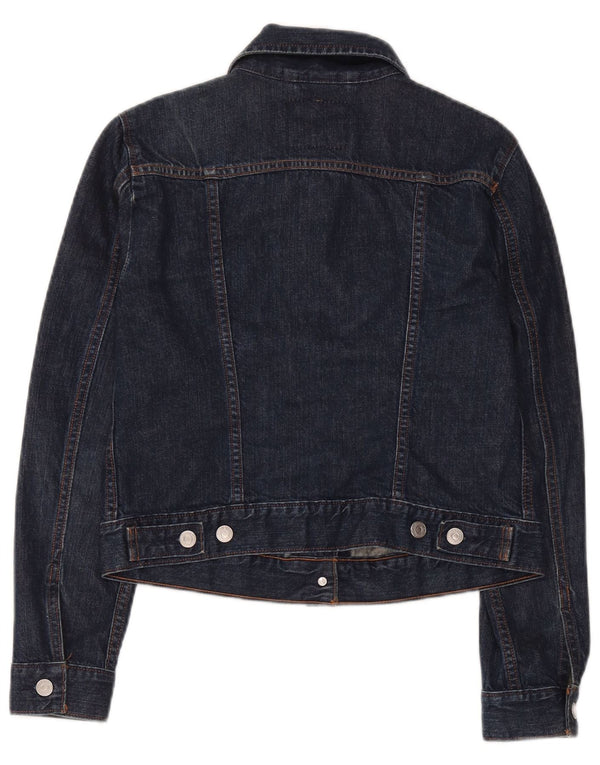 Jaqueta jeans feminina Levi's Crop UK 12 algodão azul marinho médio