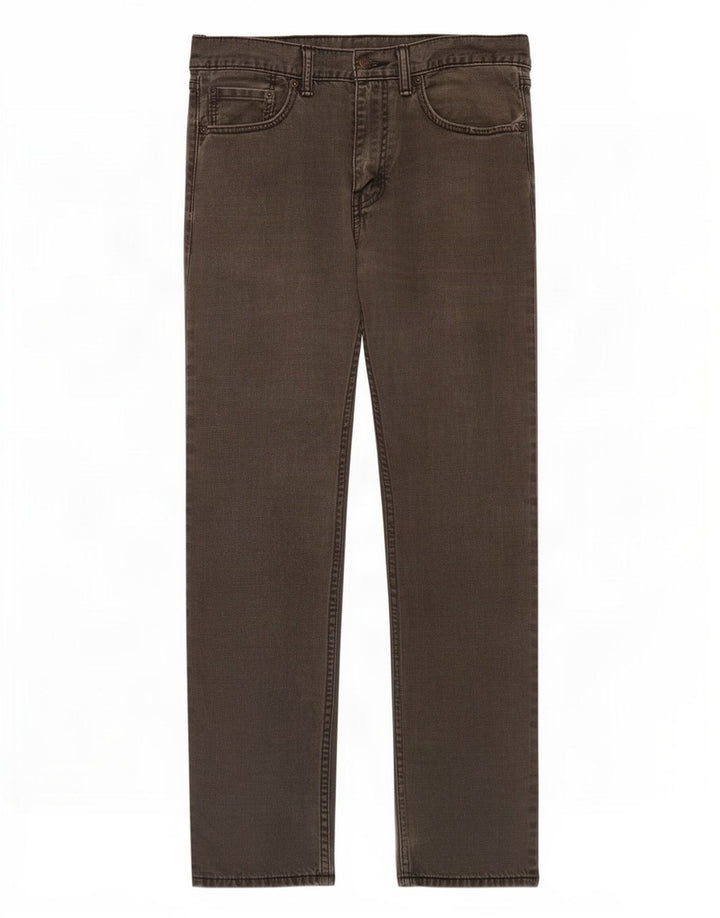 Levi's Masculino 505 Straight Jeans W32 L30 Cinza Algodão