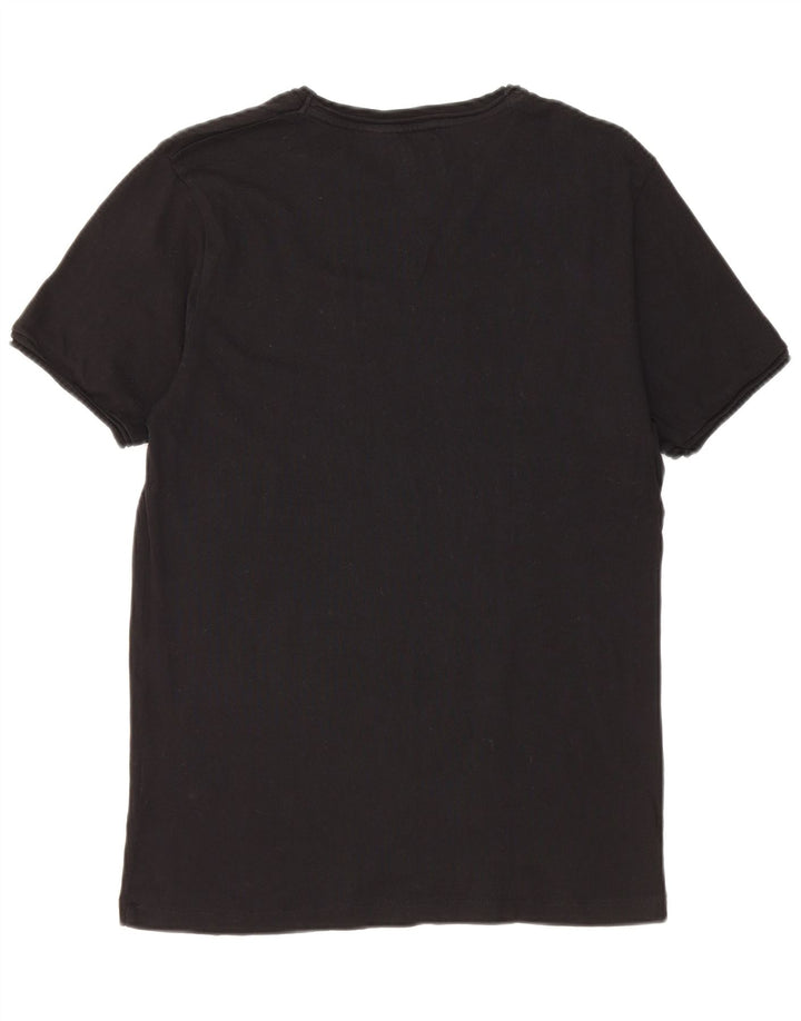 Camiseta masculina Zara Top pequeno preto